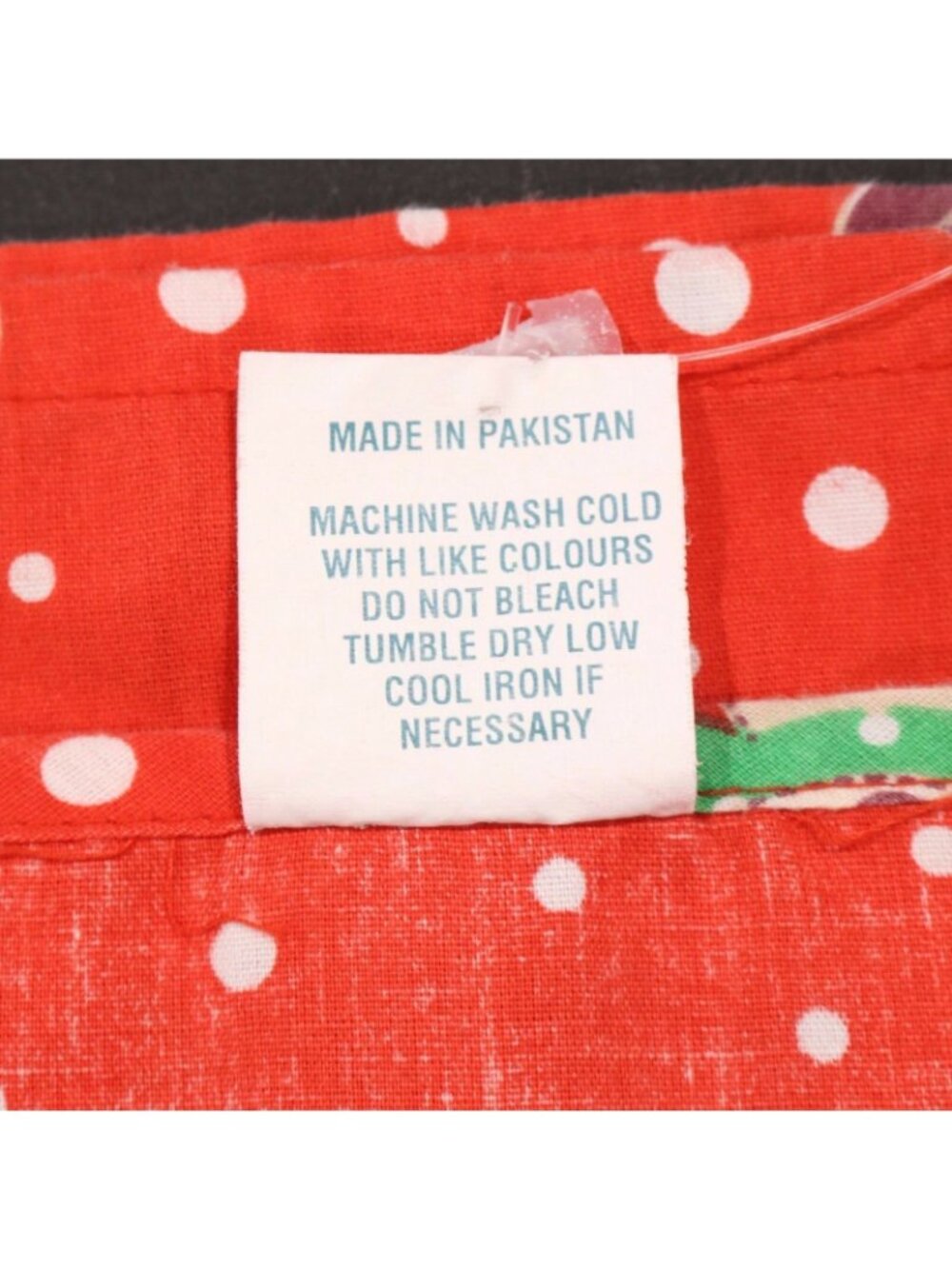 Scrub Top Womens XS Red Polka Dot Christmas Reindeer Medical Uniform Shirt VTG - Picture 9 of 9